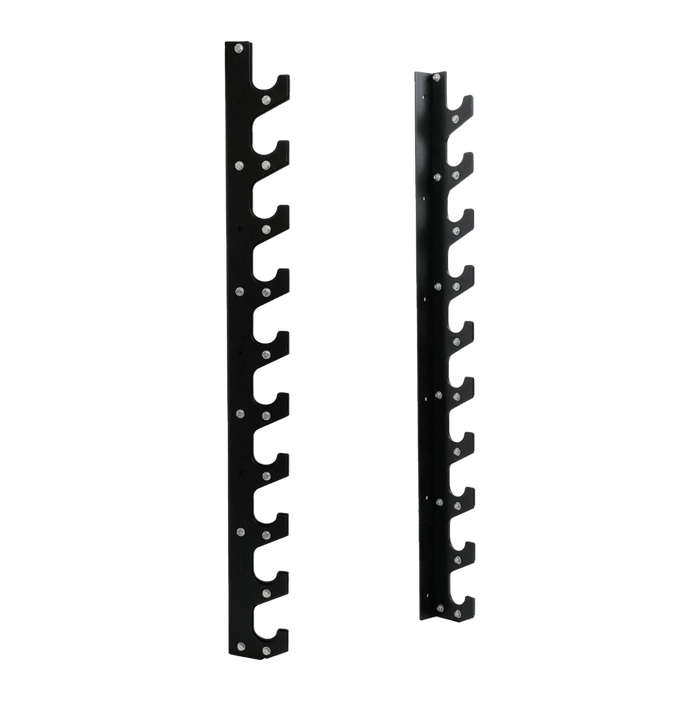 Gym Plus 10-Bar Wall-Mount Gun Rack for Barbells WMBARHOLDER10