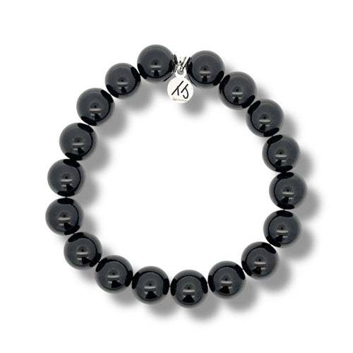10mm Stacker Collection- Protection Bracelet with Onyx Gemstones
