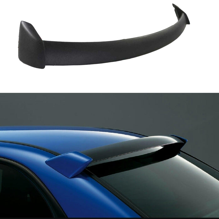 2002-2007 Subaru WRX STI GD - JDM OE Style Rear Roof Window Spoiler - Matte Black