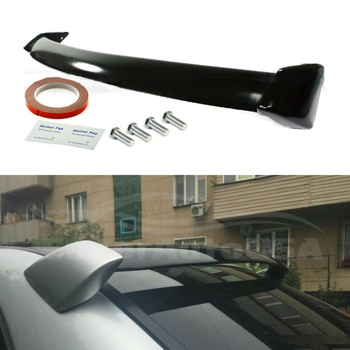 2002-2007 Subaru WRX STI GD - JDM OE Style Rear Roof Window Spoiler - Matte Black