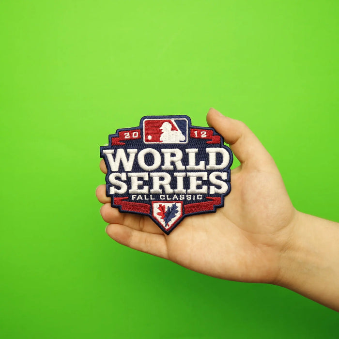 2012 MLB World Series Logo Jersey Sleeve Patch Fall Classic Detroit Tigers vs. San Francisco Giants