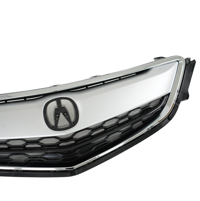 Durable high-impact ABS plastic construction of the SuperAutoUSA Acura TLX replacement grille