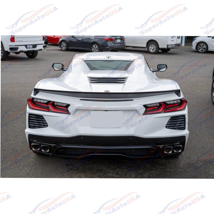 2020+ Chevrolet Corvette C8 - Z51 Style Ducktail Rear Trunk Spoiler