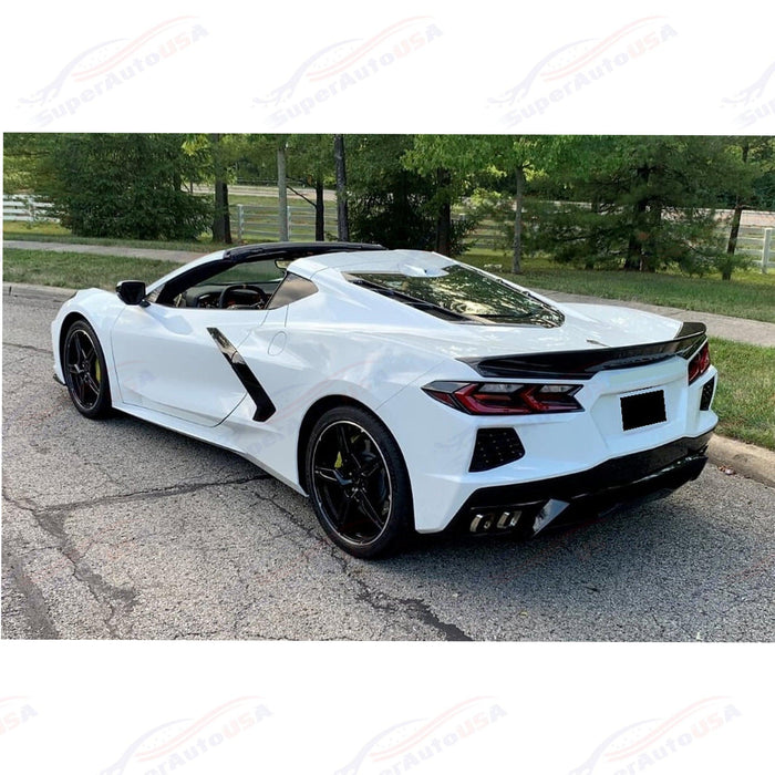 2020+ Chevrolet Corvette C8 Stingray - Ducktail Rear Trunk Spoiler