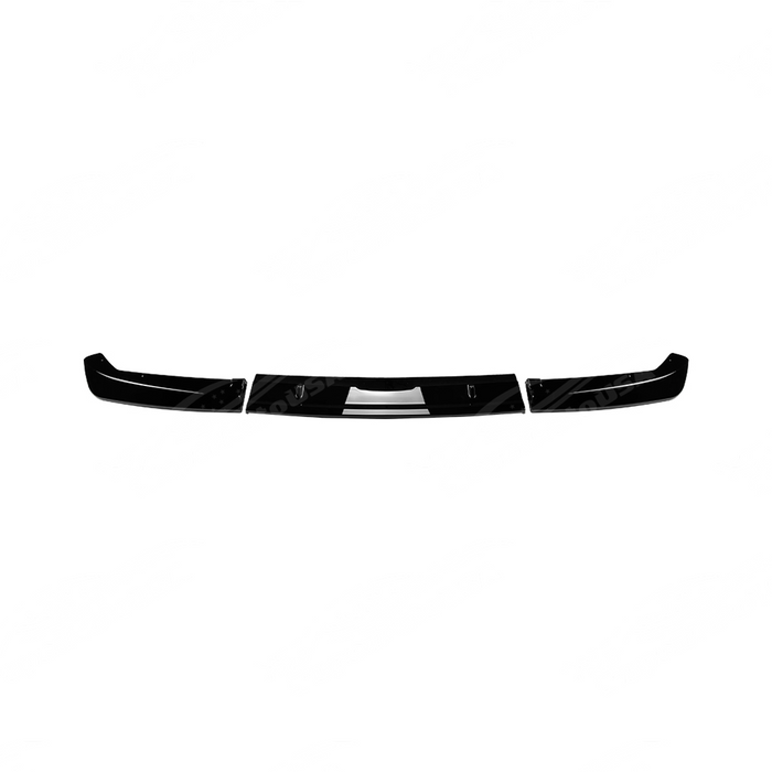 Standalone view of the uninstalled STI style rear bumper diffuser for Subaru VB