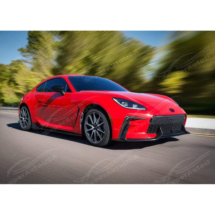 Lightweight Forged Carbon Fiber Front Bumper Garnish for Toyota GR86 2024.