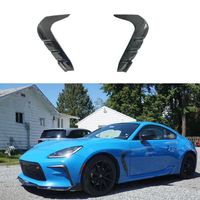 2023 BRZ carbon fiber front fender side vent garnish – SuperAutoUSA
