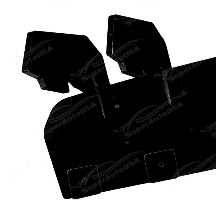 Professional protective packaging for the gloss black V-style aero components.