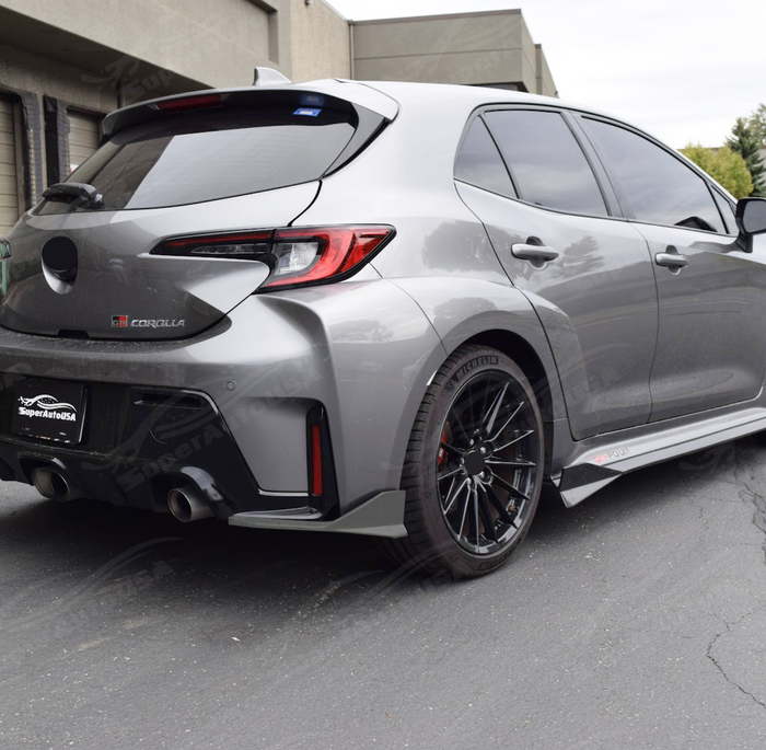 SuperAutoUSA rear lip side corner splitters 2025 GR Corolla