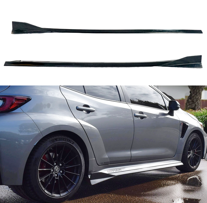 2023 GR Corolla rocker panel splitters by SuperAutoUSA