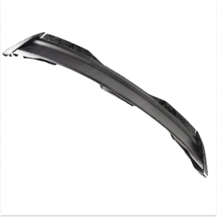 2025 Ford Mustang GT Gloss Black Dark Horse Style Rear Trunk Lip Spoiler with Gurney Flap SuperAutoUSA