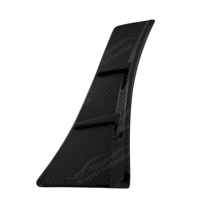2024-2027 Mustang S650 - Front Bumper Aero Canards - Carbon Fiber