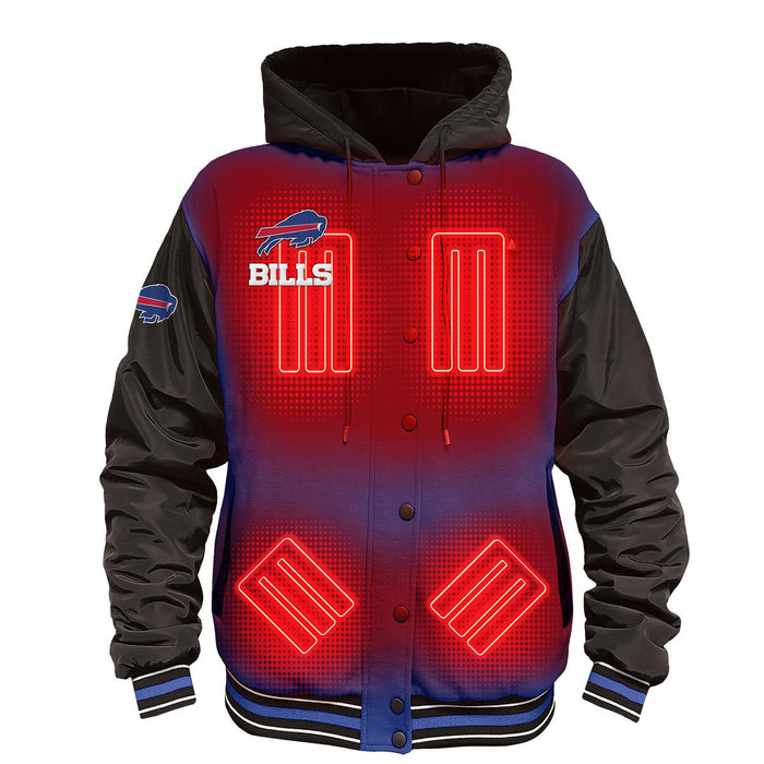 ActionHeat Buffalo Bills 5V Battery Heated Varsity Jacket
