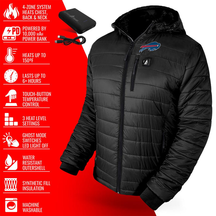 ActionHeat Buffalo Bills 5V Men's Puffer Battery Heated Jacket