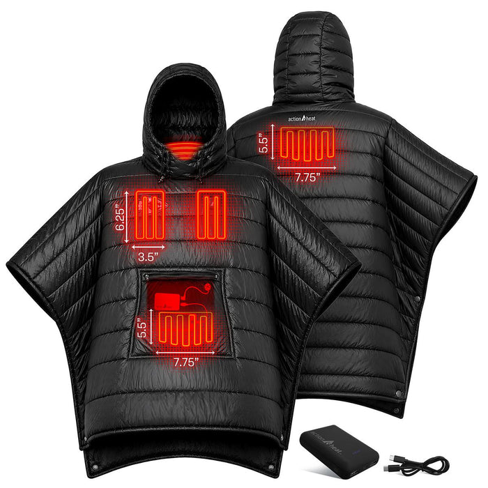 ActionHeat Kansas City Chiefs Battery Heated Poncho