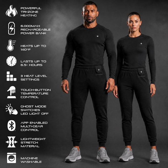 ActionHeat Pro Series+ Bluetooth Men's Heated Base Layer Shirt