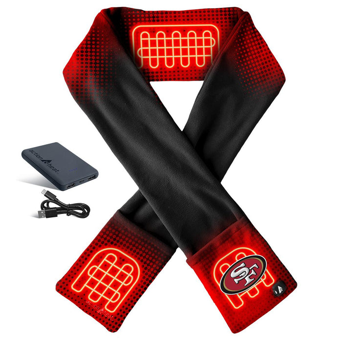 ActionHeat San Francisco 49ers 5V Battery Heated Scarf