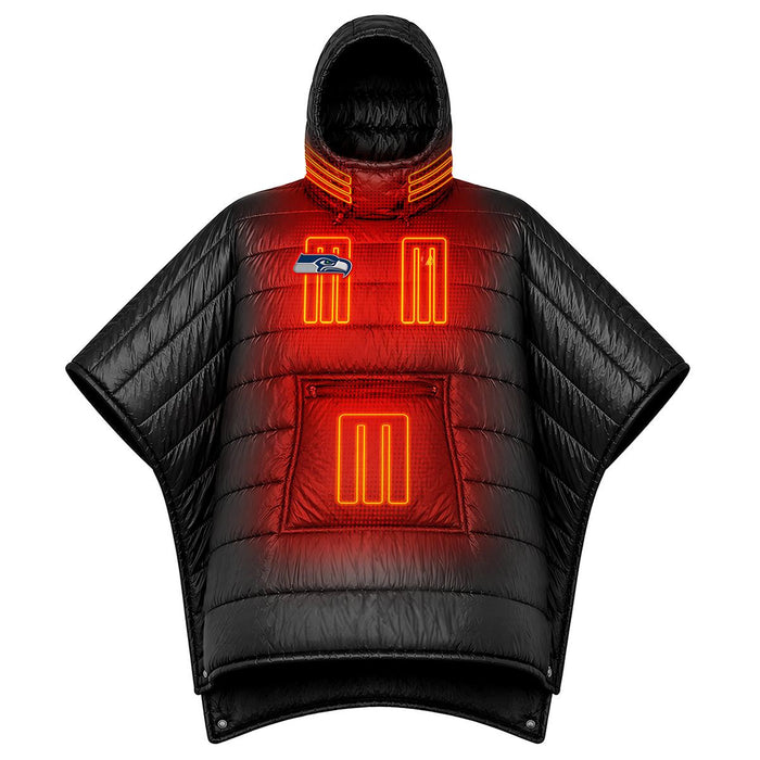 ActionHeat Seattle Seahawks Battery Heated Poncho