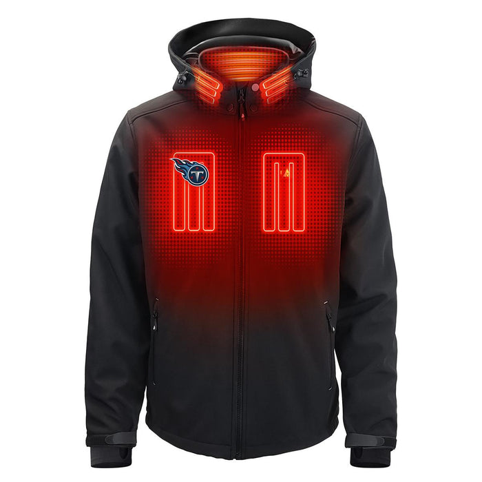 ActionHeat Tennessee Titans 5V Men's Softshell Battery Heated Jacket