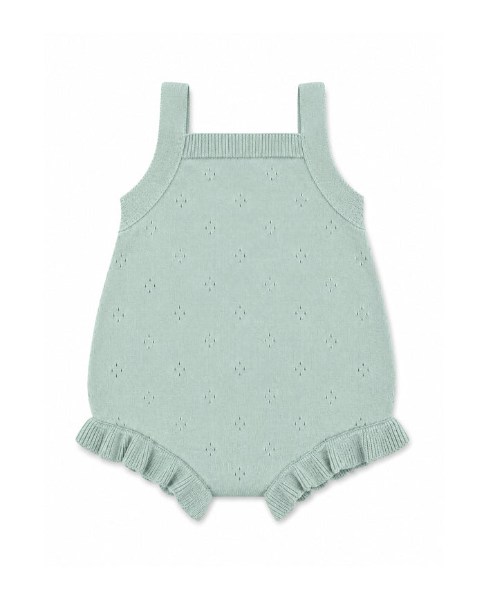 Bebe - Chelsea Organic Hand Emb. Knit Bodysuit - Sage