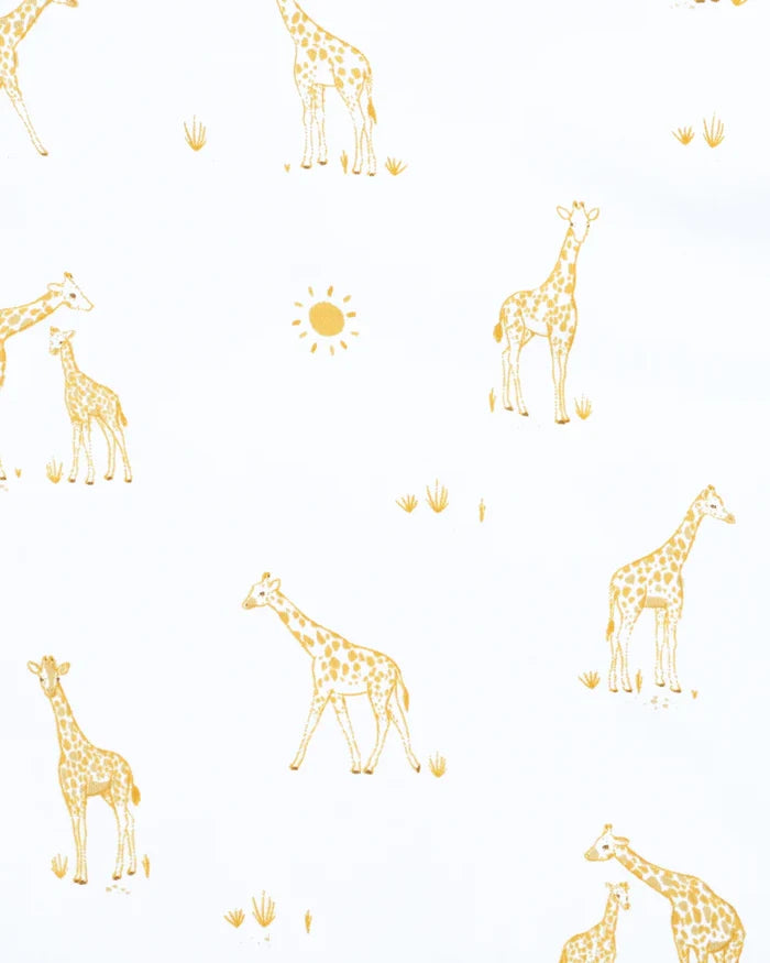 Bebe - White Label - Giraffe Organic Short Sleeve Romper