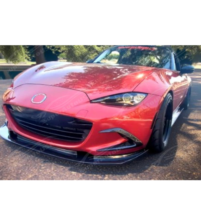 2020 Mazda MX5 Front Bumper Canards Garnish in Real Carbon Fiber by SuperAutoUSA