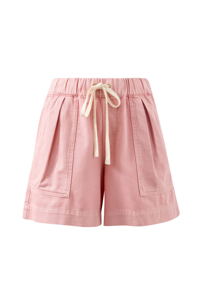 Ceres Life - Darcy Relaxed Everday Short - Washed Pink