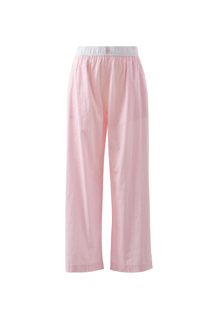 Ceres Life - The Lounge Pant - Pink Faint Check