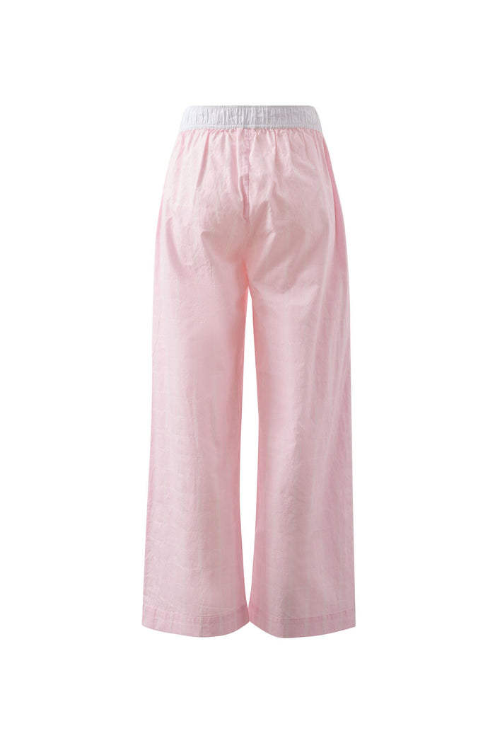 Ceres Life - The Lounge Pant - Pink Faint Check