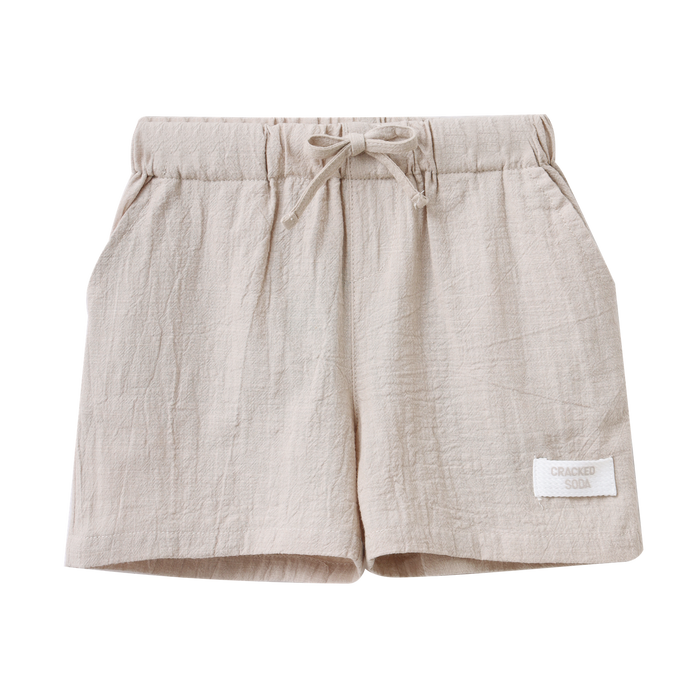 Cracked Soda - Freddie Linen Short - Pebble