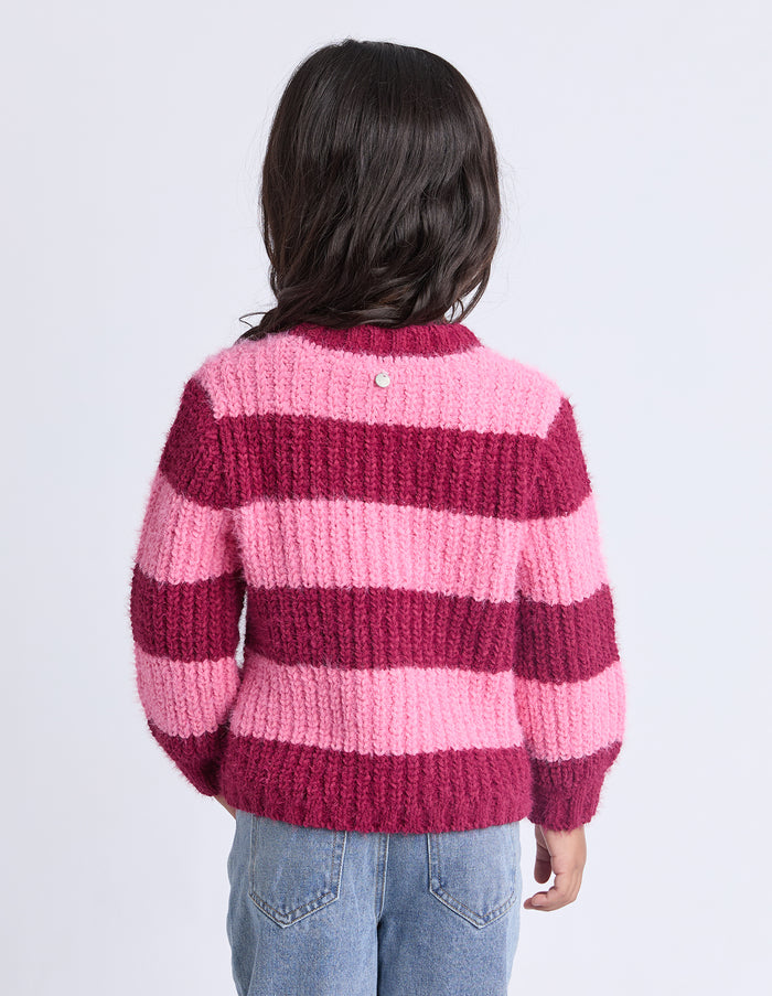 Eve Girl - Daria Knit Jumper - Cranberry