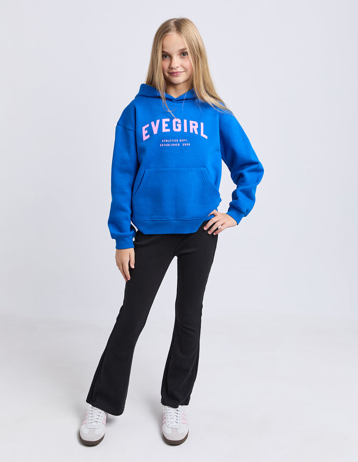 Eve Girl - Performance Hoodie - Blue & Pink