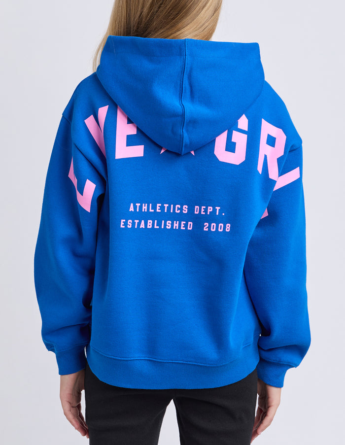 Eve Girl - Performance Hoodie - Blue & Pink
