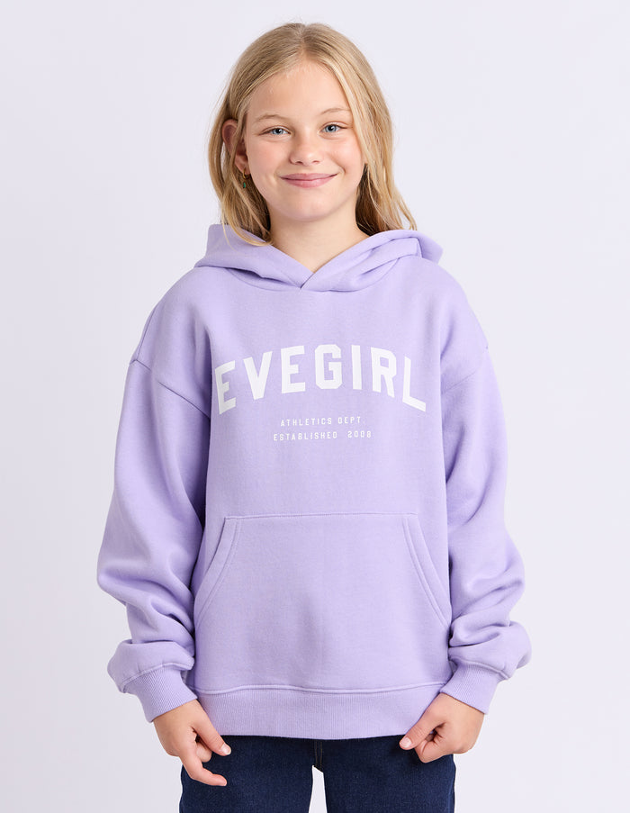 Eve Girl - Performance Hoodie - Purple & White
