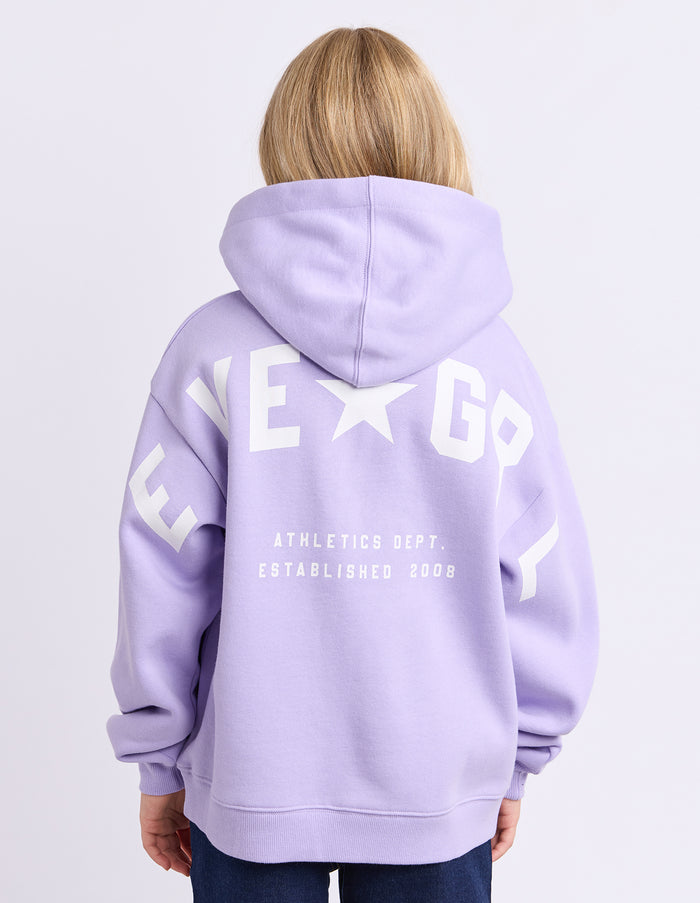 Eve Girl - Performance Hoodie - Purple & White
