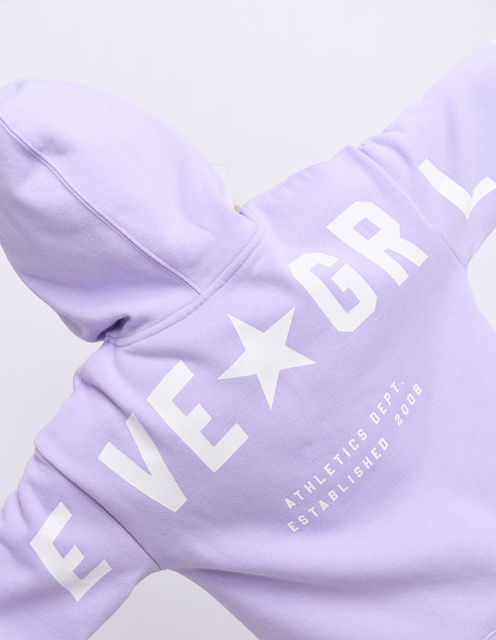 Eve Girl - Performance Hoodie - Purple & White