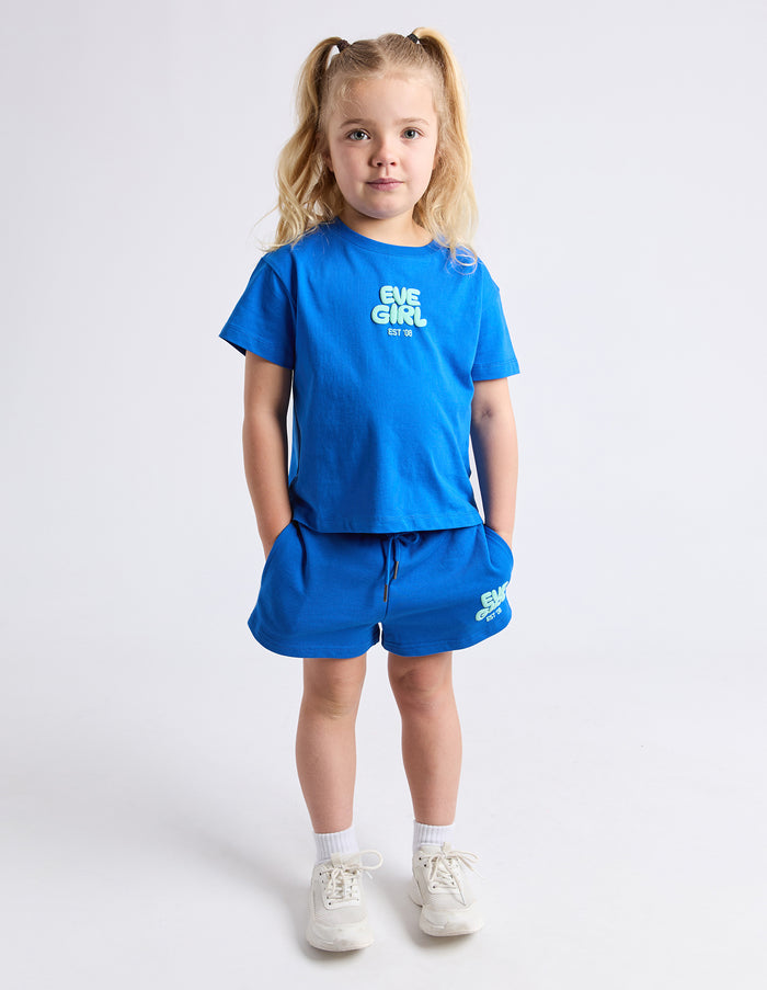 Eve Girl - Sports Club Fleece Shorts - Cobalt