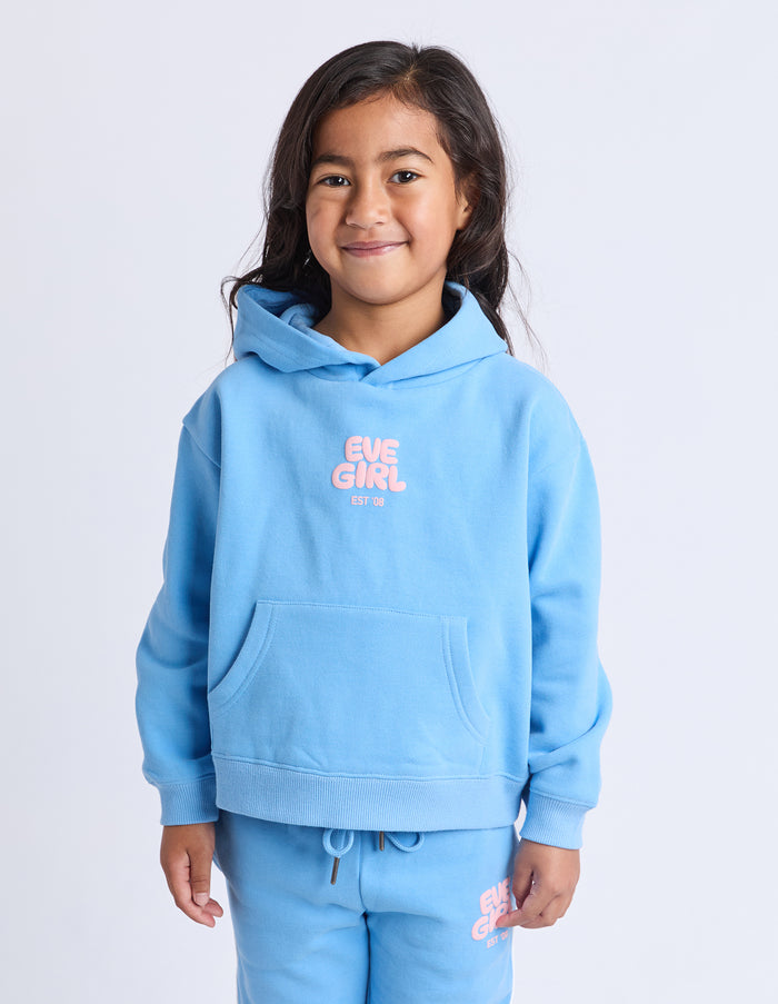 Eve Girl - Sports Club Hoodie - Blue