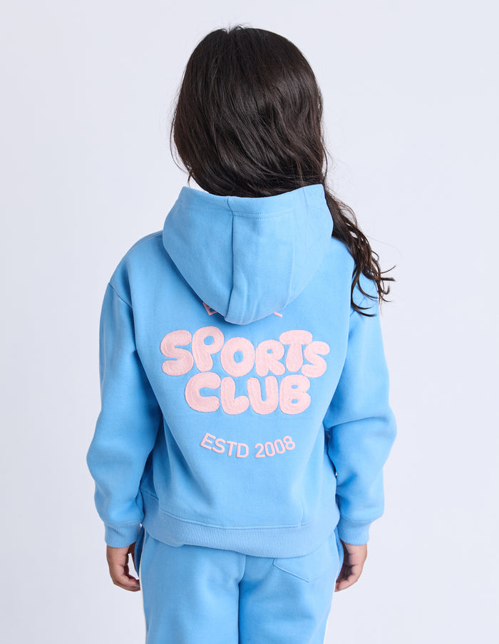 Eve Girl - Sports Club Hoodie - Blue