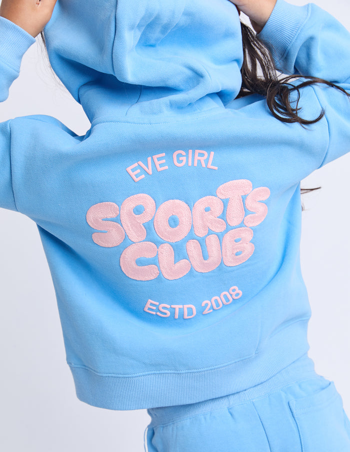 Eve Girl - Sports Club Hoodie - Blue