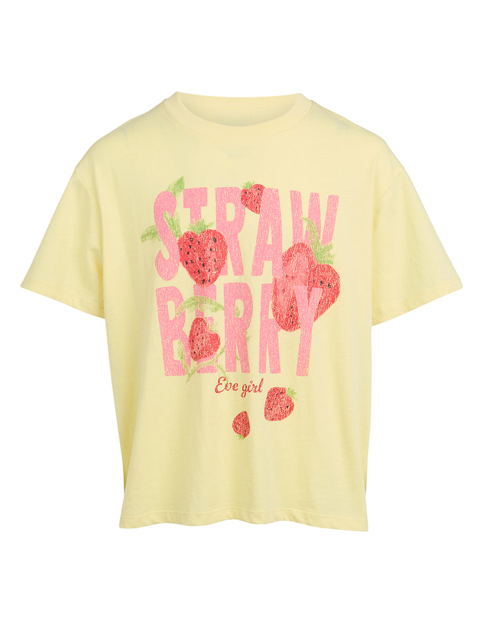 Eve Girl - Strawberry Tee - Lemon