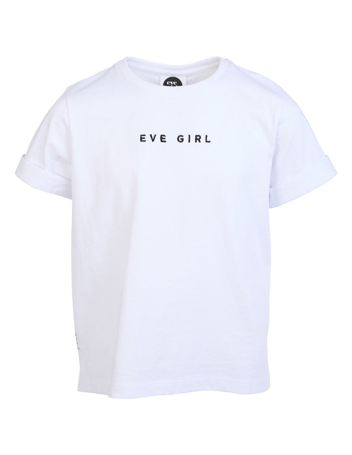 Eve Girl - Washed Tee - White