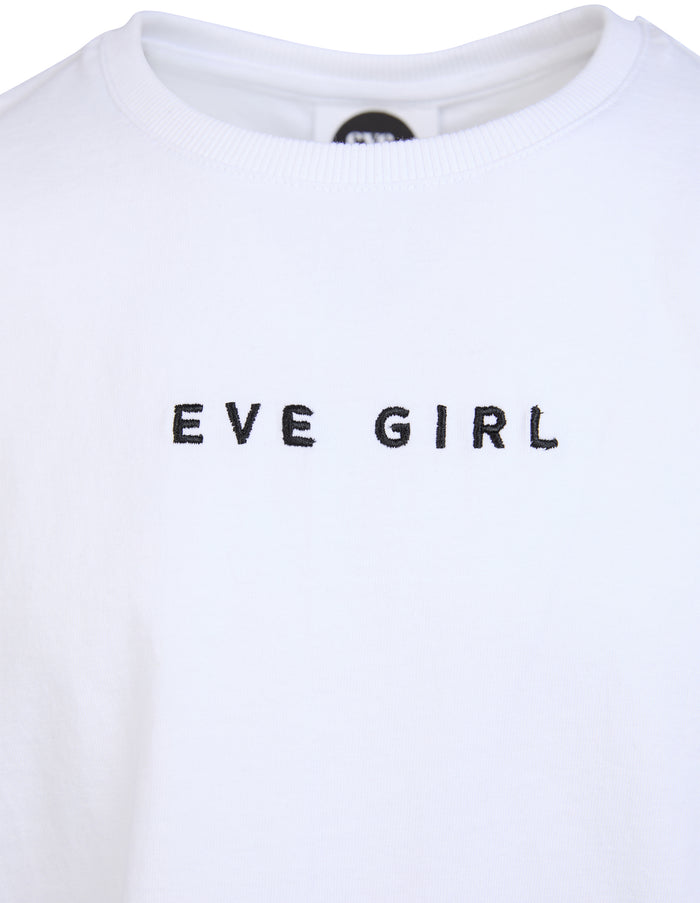 Eve Girl - Washed Tee - White