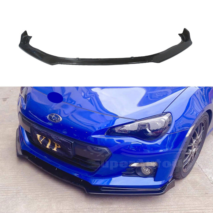 For 2013-2016 BRZ FR-S GT86 CS Sport Style Front Bumper Lip Spoiler (Gloss Black)
