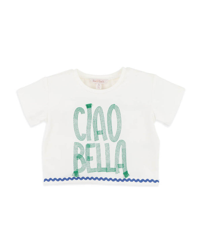 Fox & Finch - Summer Vacay Ciao Bella Embroidered Tee