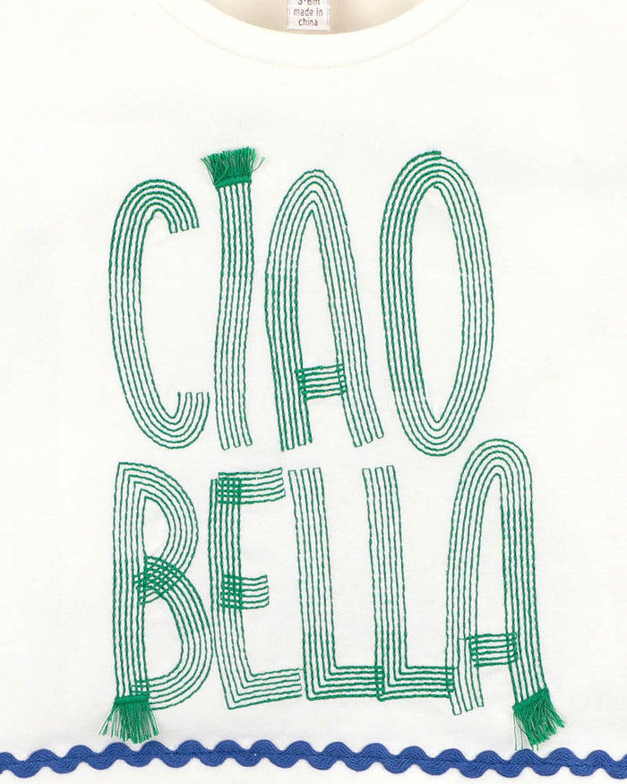 Fox & Finch - Summer Vacay Ciao Bella Embroidered Tee