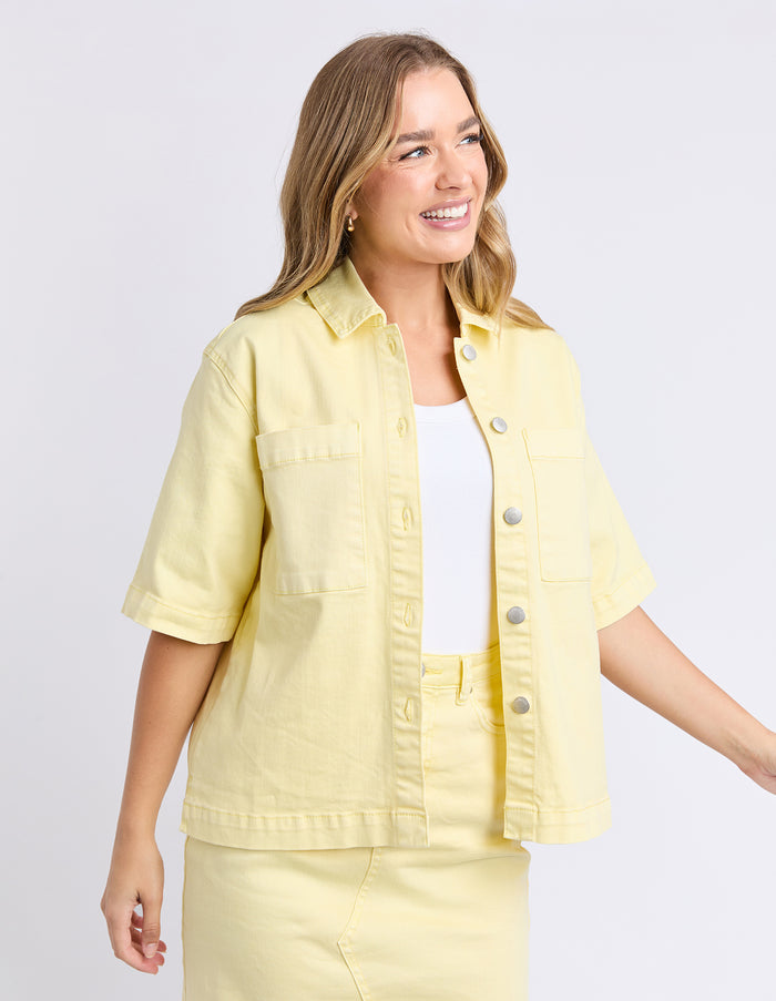 Foxwood - Hayden Short Sleeve Shirt - Sunshine
