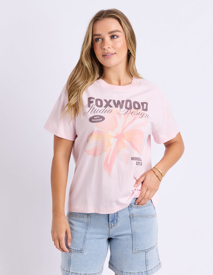 Foxwood - Hibiscus Tee - Light Pink