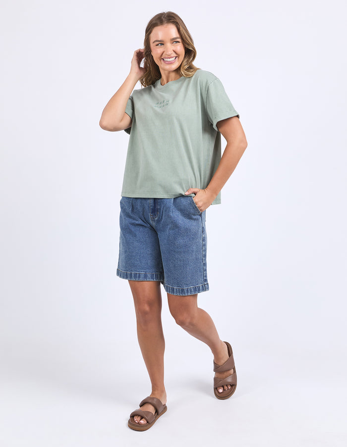 Foxwood - Huntleigh Oversized Tee - Iceberg Green