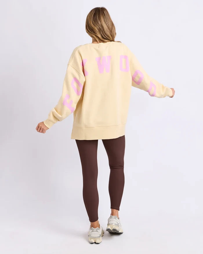 Foxwood - Interval Crew - Lemon / Pink